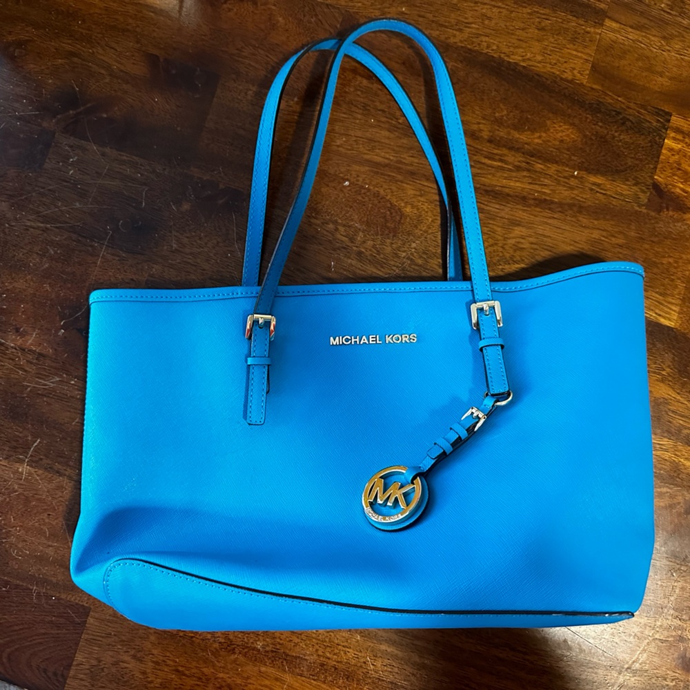 Blue MK Purse